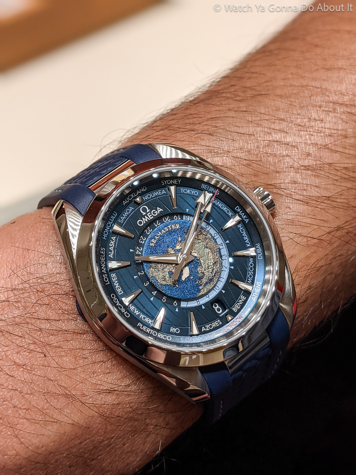 seamaster aqua terra 150m worldtimer