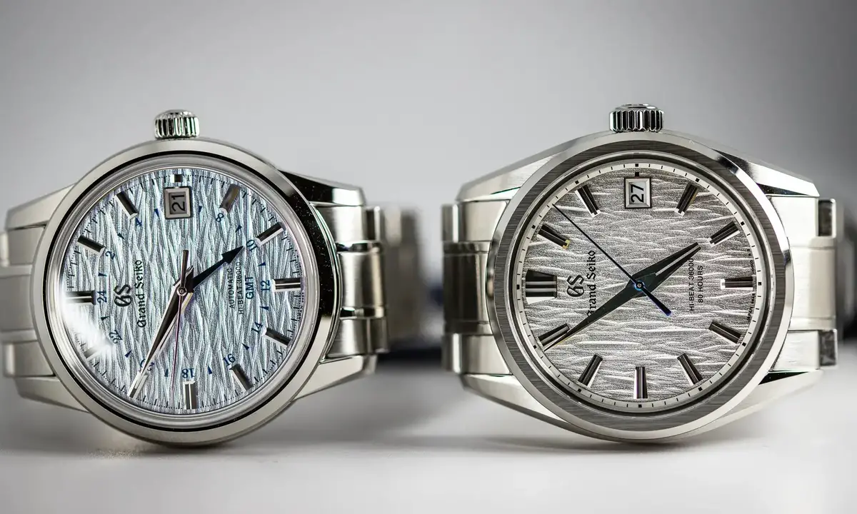 Mega Hands-On Comparison Review Of The New Grand Seiko Four Seasons  Collection, White Birch, Skyflake and Matrix