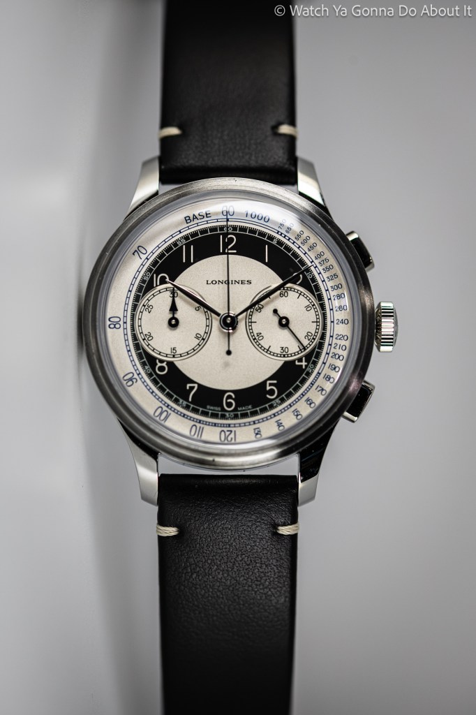 Although it is a great size by today's standards, the lugs appear long and may hamper the wearability of the watch, which was the case for the . 5 Reasons Why The Longines Heritage Classic Chronograph Tuxedo Is A Major Player In The One Watch Collection Game