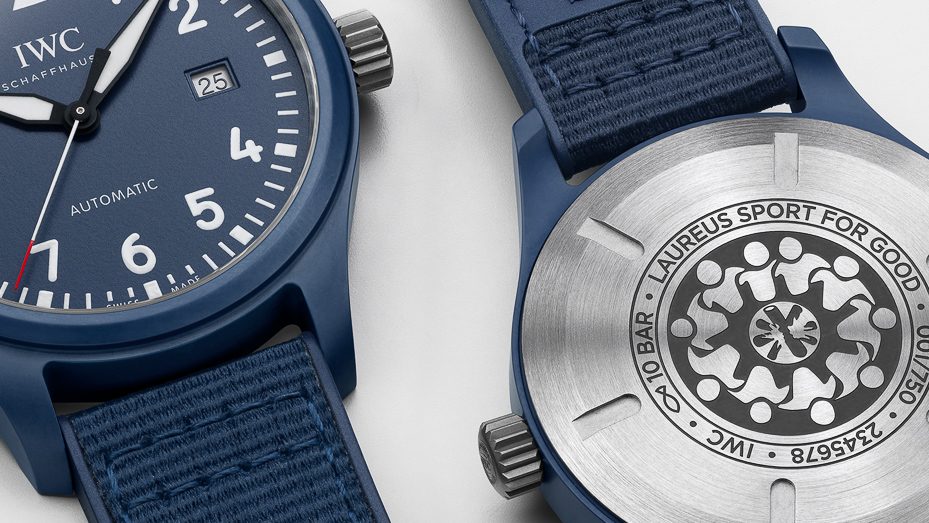 So Blue That It Could Take Away The Blues: Meet The New IWC Schaffhausen Laureus  Blue Ceramic Special Edition