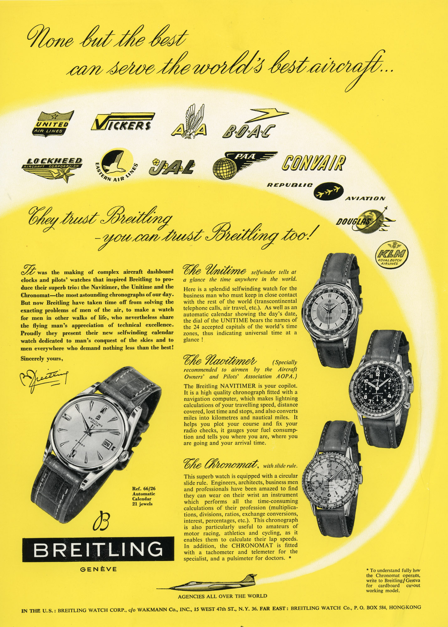 breitling history models