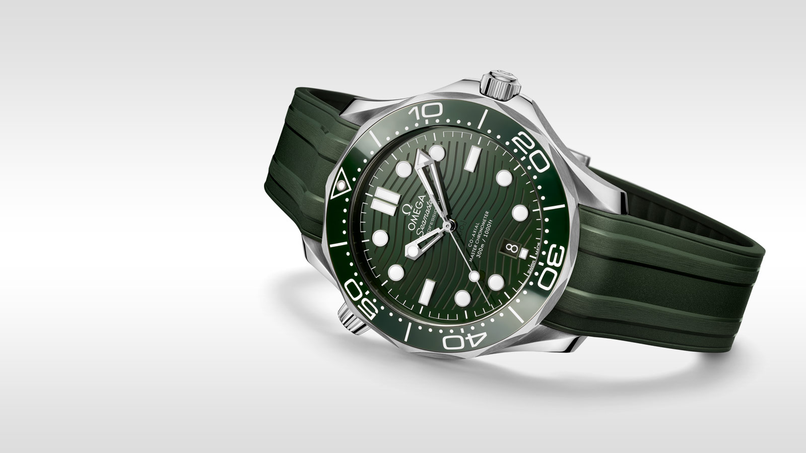 New Omega Seamaster Diver 300M Green 