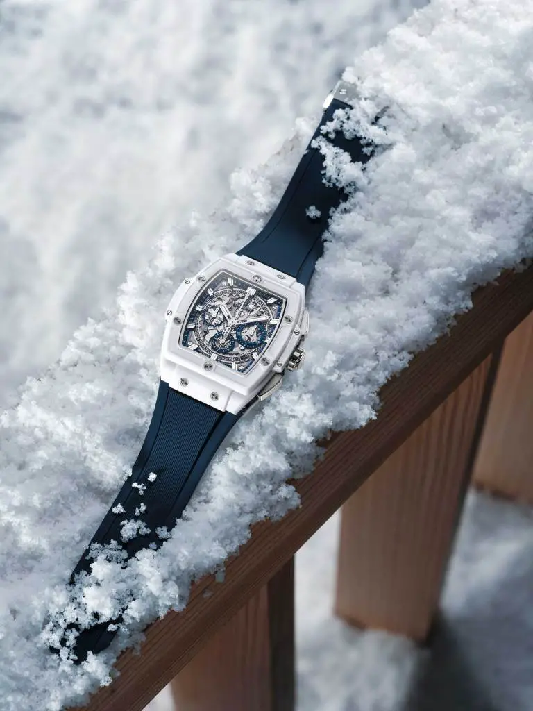 Hublot Spirit of Big Bang in the snow