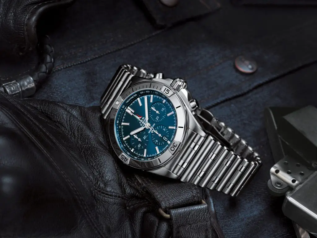 10 Chronomat B01 42 Frecce Tricolori Limited Edition With A Blue Dial And Tone On Tone Chronograph Counters 1024x768