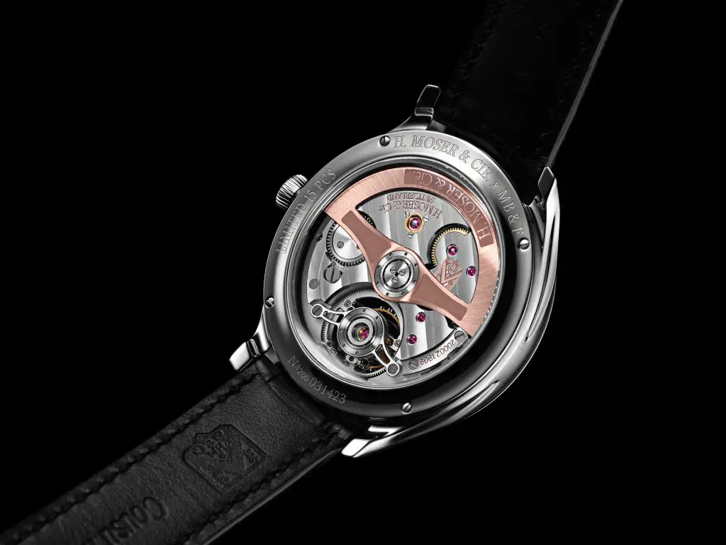 Endeavour Cylindrical Tourbillon H. Moser X MBF Back Black Background 1024x768