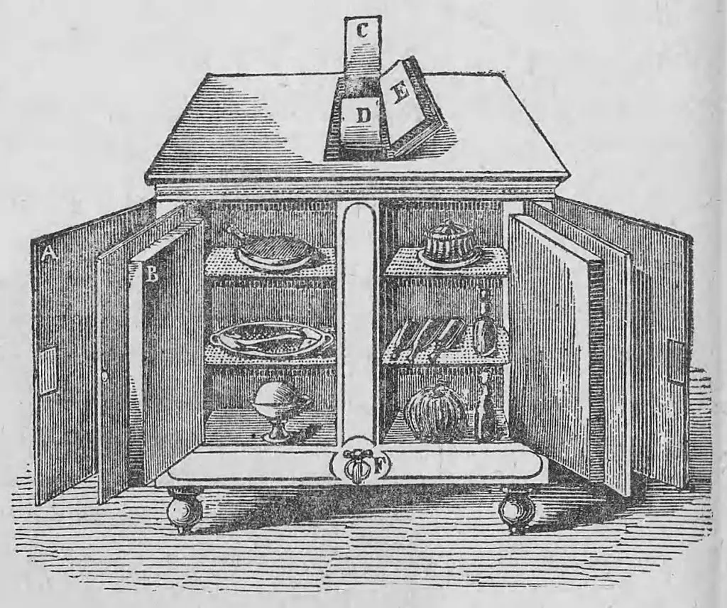 Ice Box Used In Cafes Of Paris In Late 1800s 1024x856