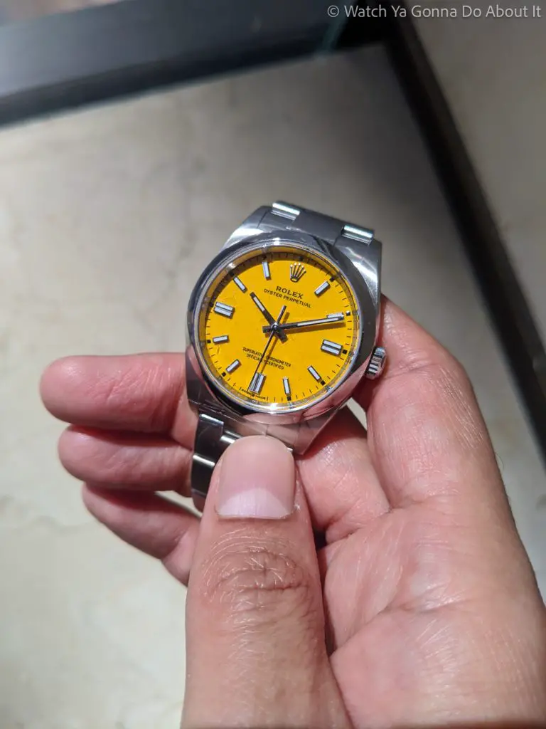 hands-on with new Rolex