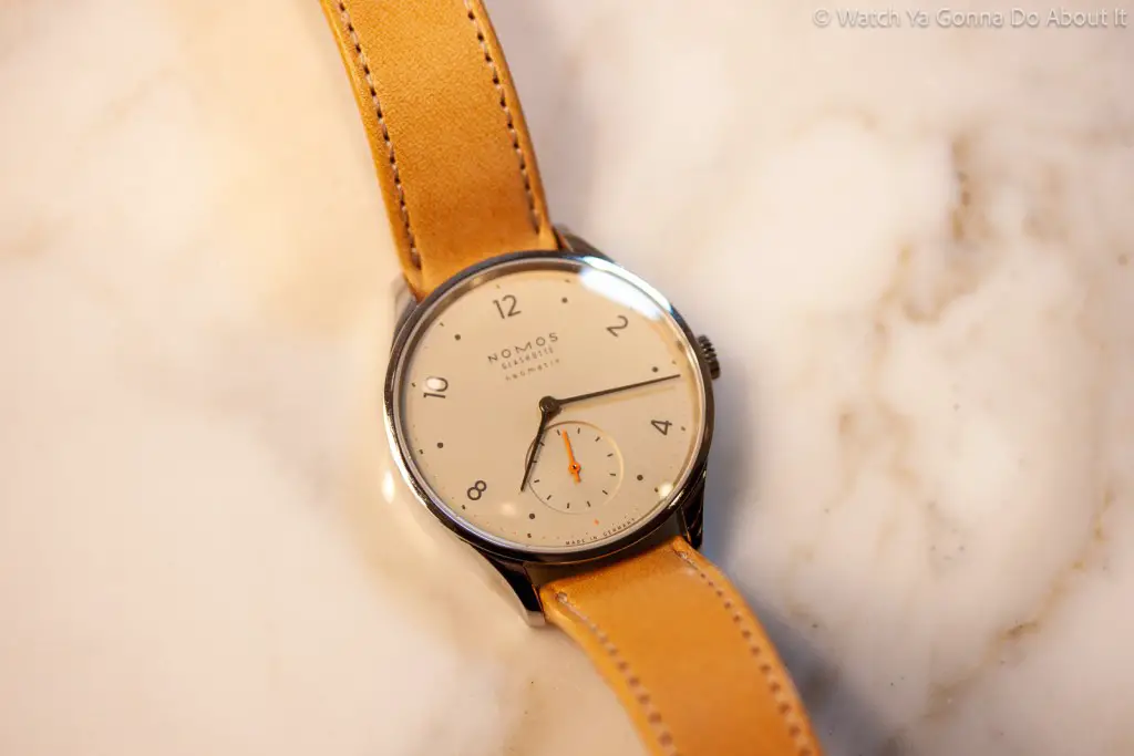 Nomos Glashütte Metro Neomatik and Minimatik Champagne
