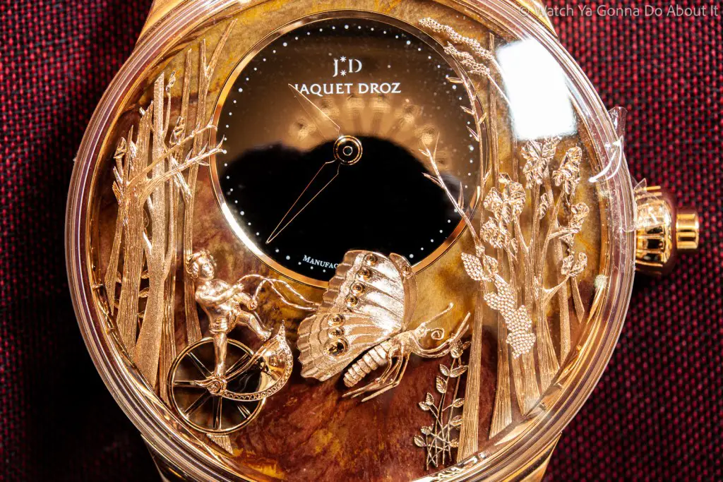 new Jaquet Droz Loving Butterfly Automaton