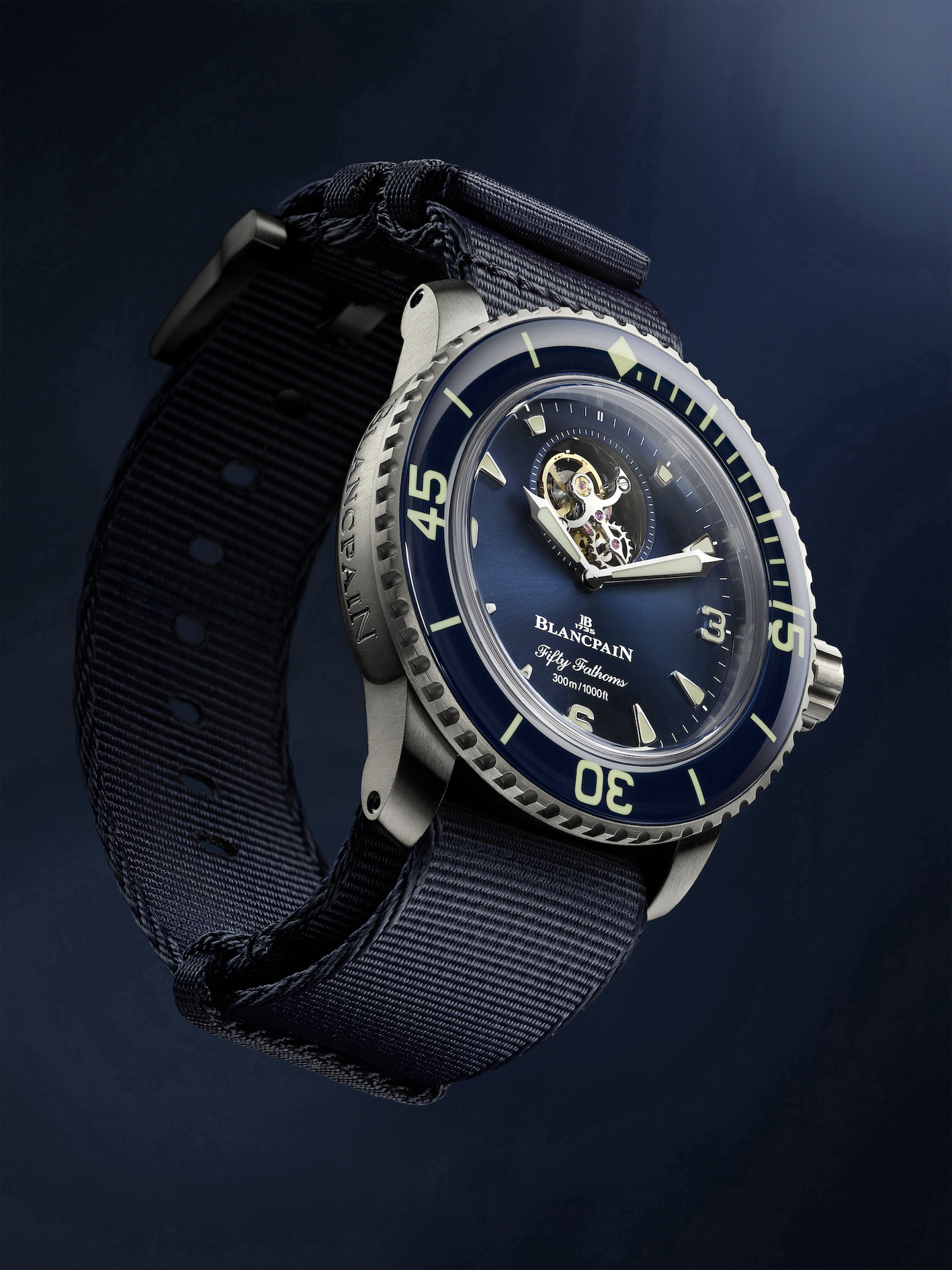 The New Blancpain Fifty Fathoms Tourbillon 8 Jours Fly Between A