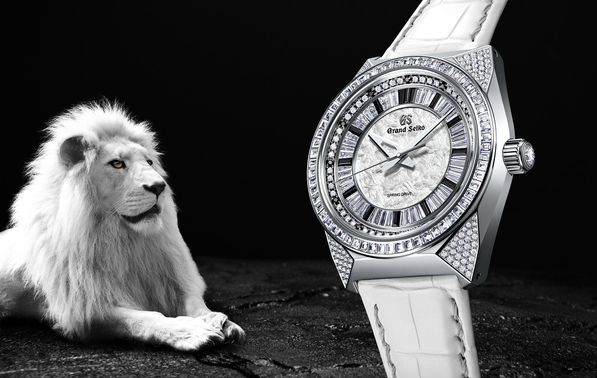 Is The New Grand Seiko SBGD209 White Lion The Purr-fect Ladies's High-end  Jewellery Watch?